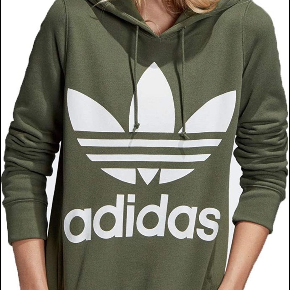 Adidas retro treefoil hoodie